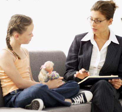 child benefits from counseling for traumatic stress disorder PHOTO
